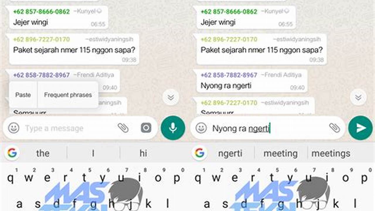 Cara Copy Paste Pesan WhatsApp Di Grup