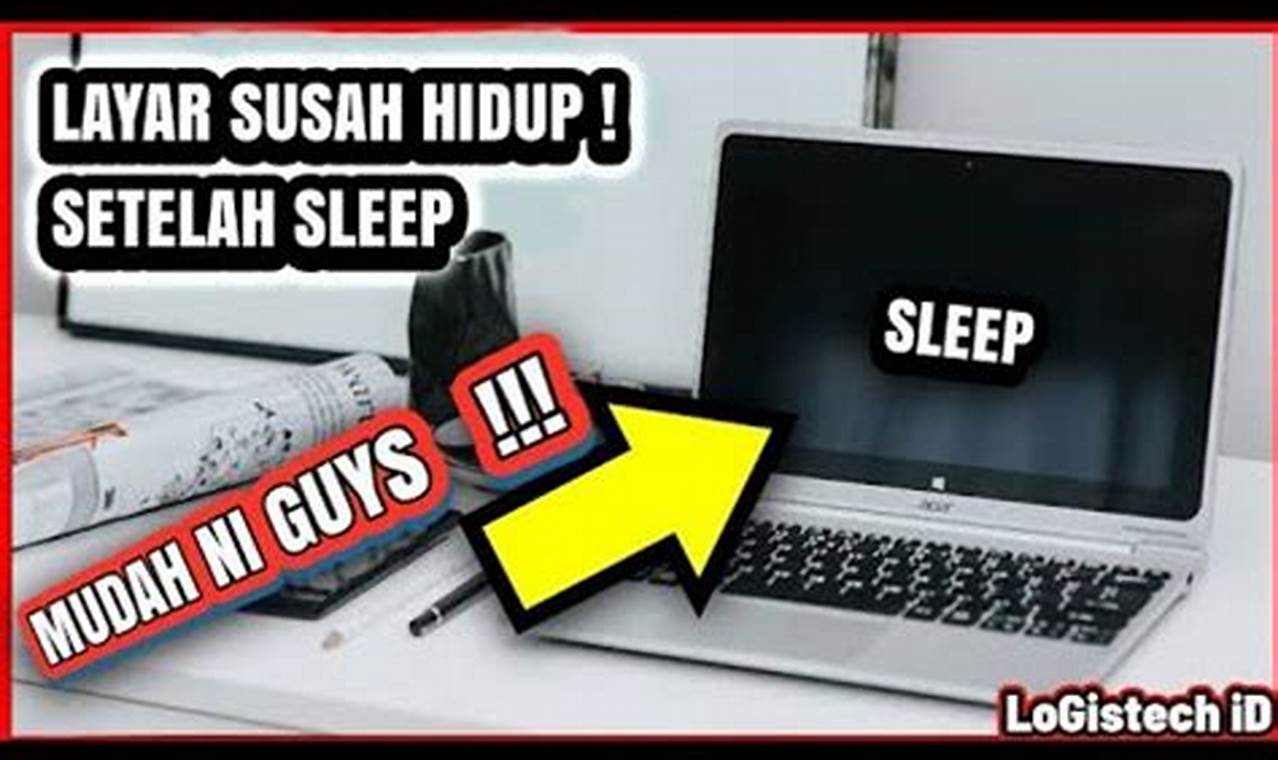 Cara Mudah Mengatasi Laptop Tidak Bisa Hidup Setelah Sleep