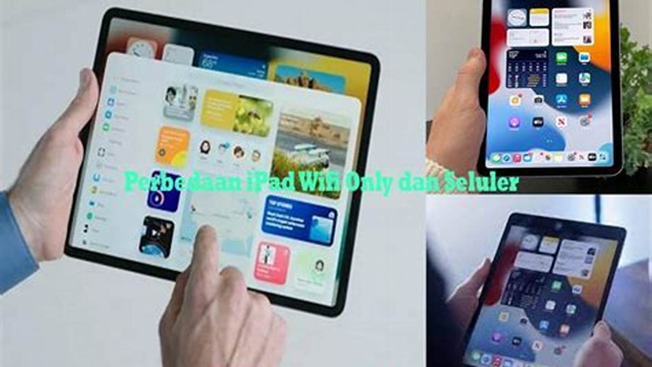 Perbedaan iPad Wi-Fi Only dan Seluler