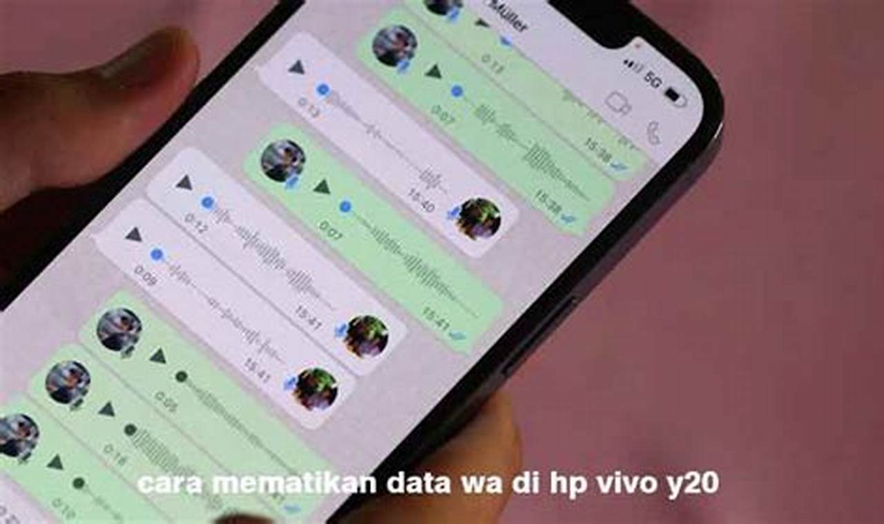 Cara Mudah Mematikan Data WhatsApp di HP Vivo
