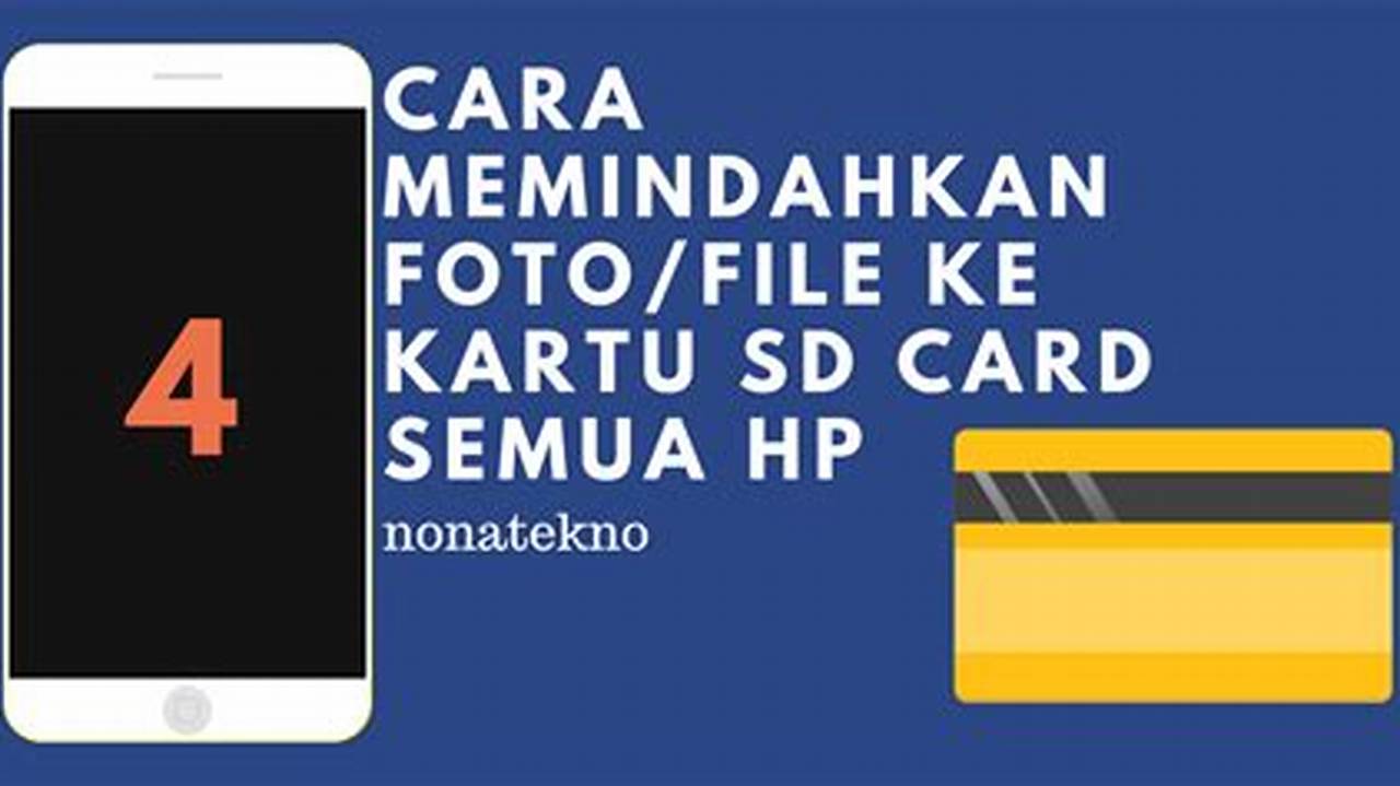 Cara Mudah Memindahkan Foto ke Kartu SD HP Vivo