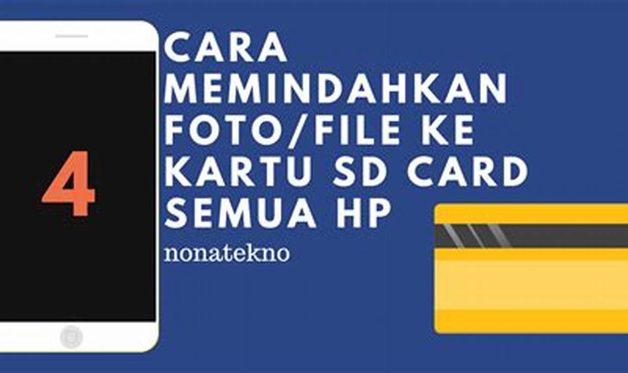 Cara Mudah Memindahkan Foto ke Kartu SD HP Vivo
