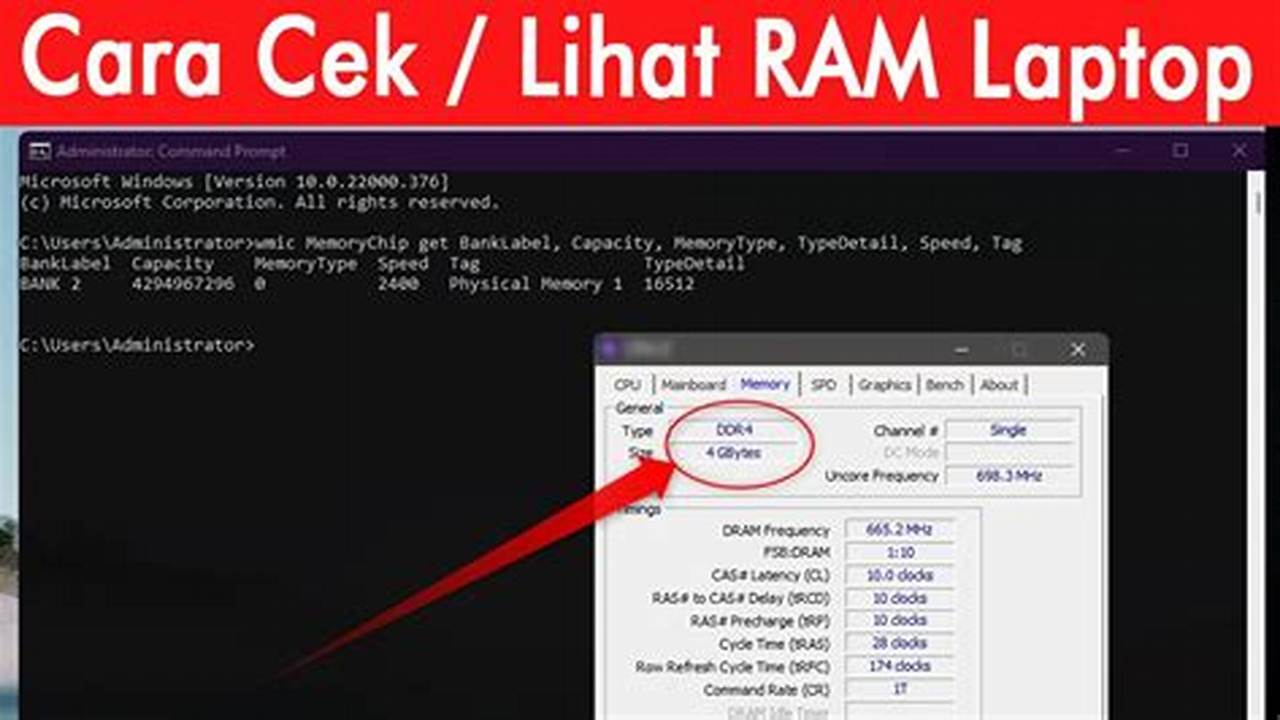 Cara Mengecek RAM Laptop dengan Mudah dan Akurat