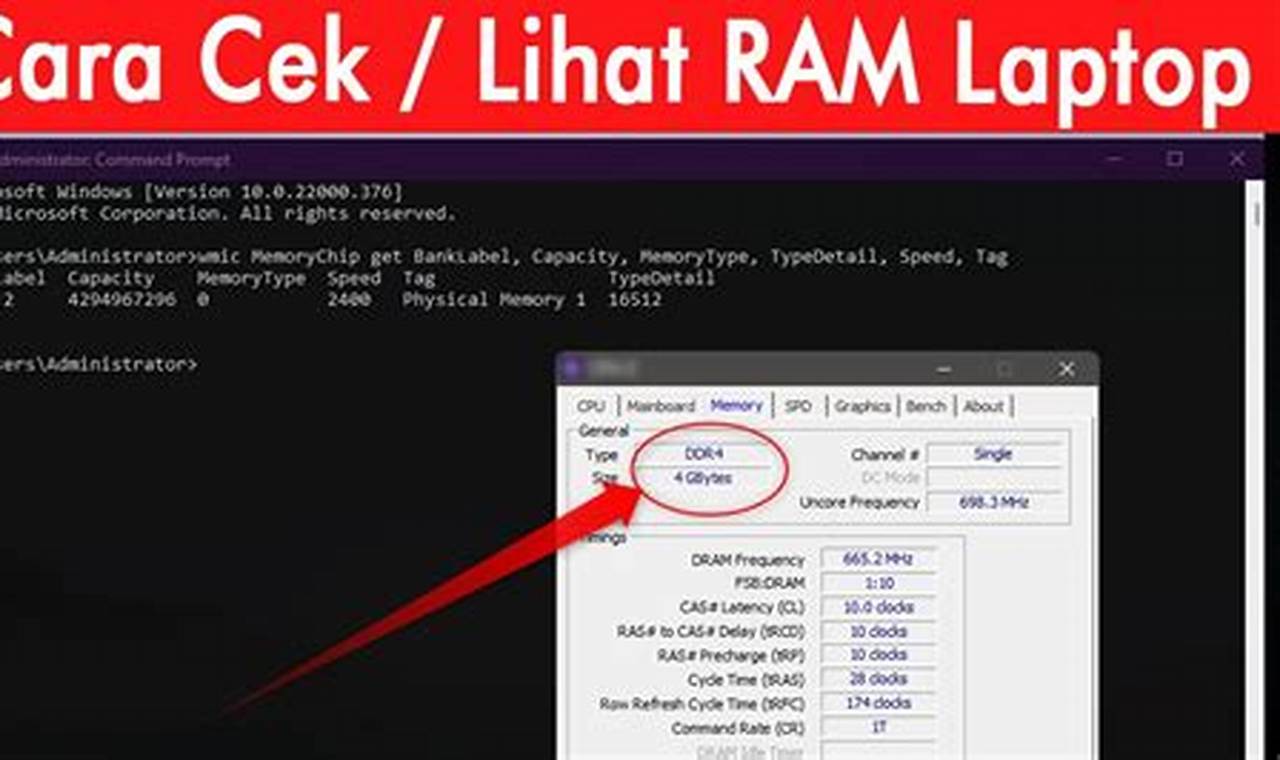 Cara Mengecek RAM Laptop dengan Mudah dan Akurat