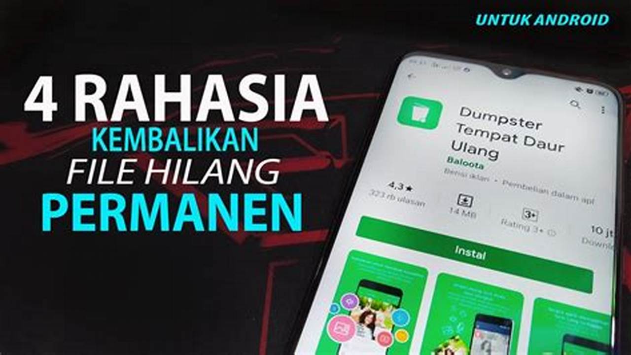 Tutorial: Cara Mengembalikan Video Terhapus Permanen di HP OPPO