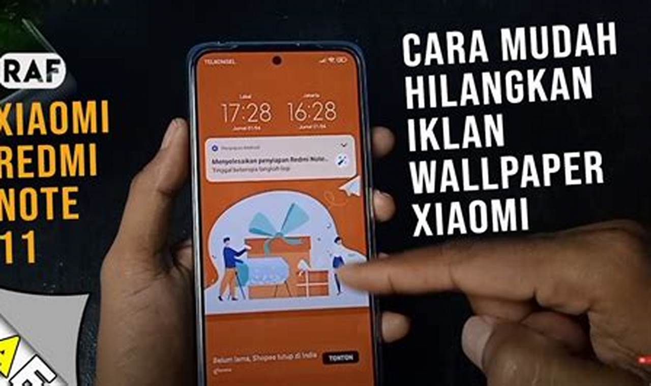 Cara Mudah Menghilangkan Wallpaper Layar Kunci Xiaomi