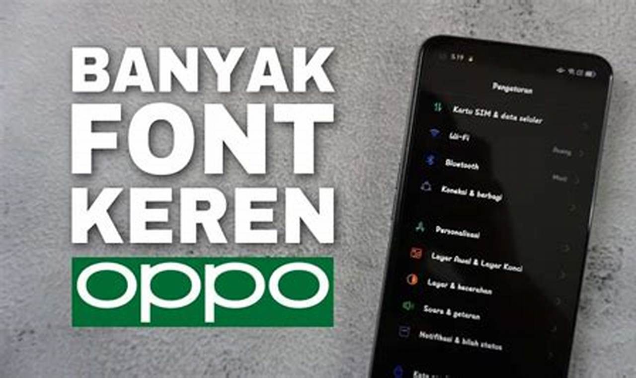 Cara Mudah Mengganti Tulisan di HP Oppo: Panduan Lengkap