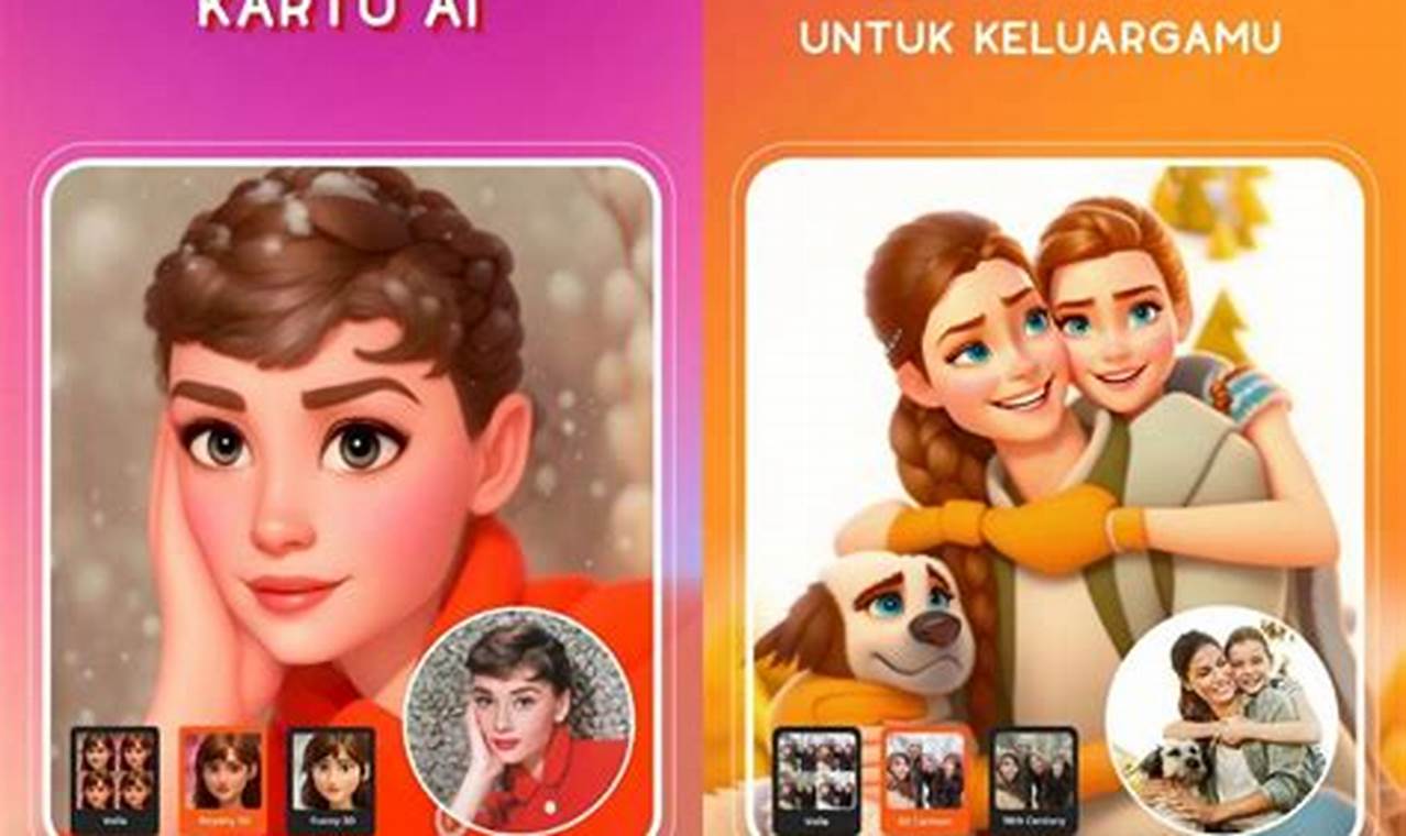 Aplikasi Edit Foto Kartun