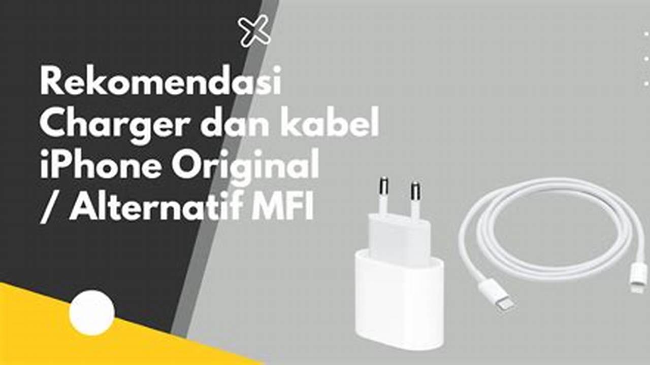 Apple Fast Charging, Rekomendasi