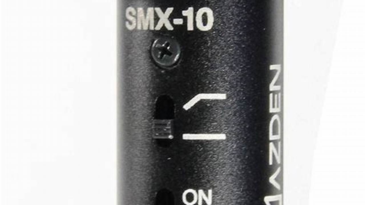 Azden SMX-10, Rekomendasi