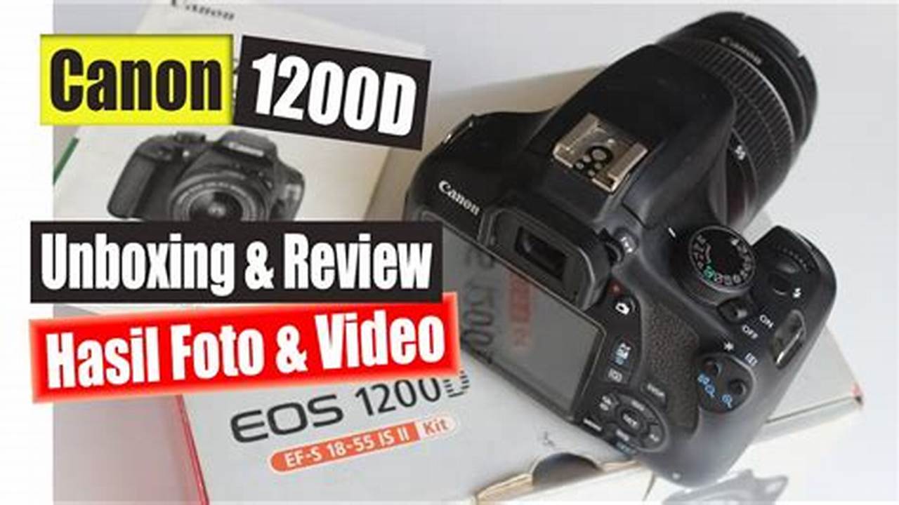 Canon EOS 1200D, Rekomendasi