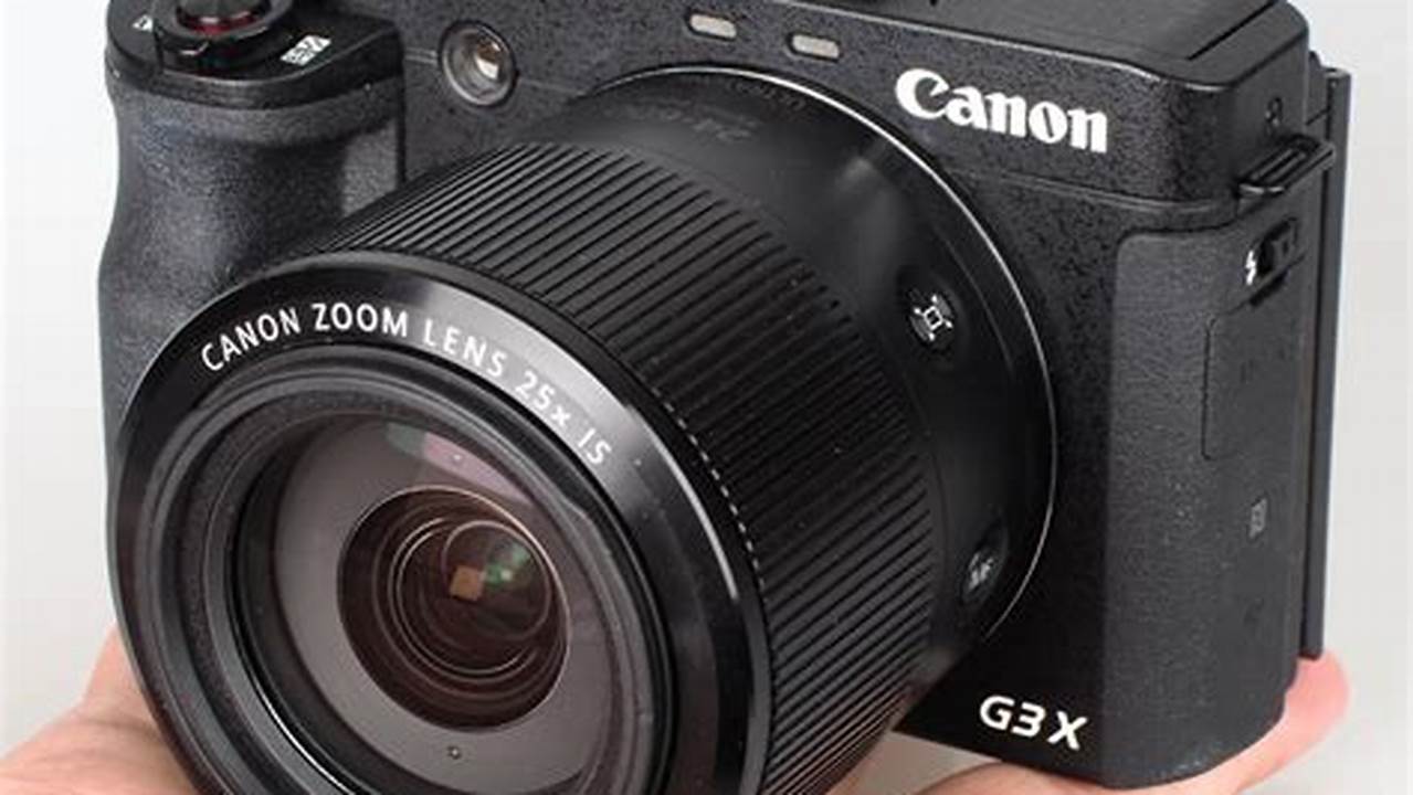 Canon PowerShot G3 X, Rekomendasi