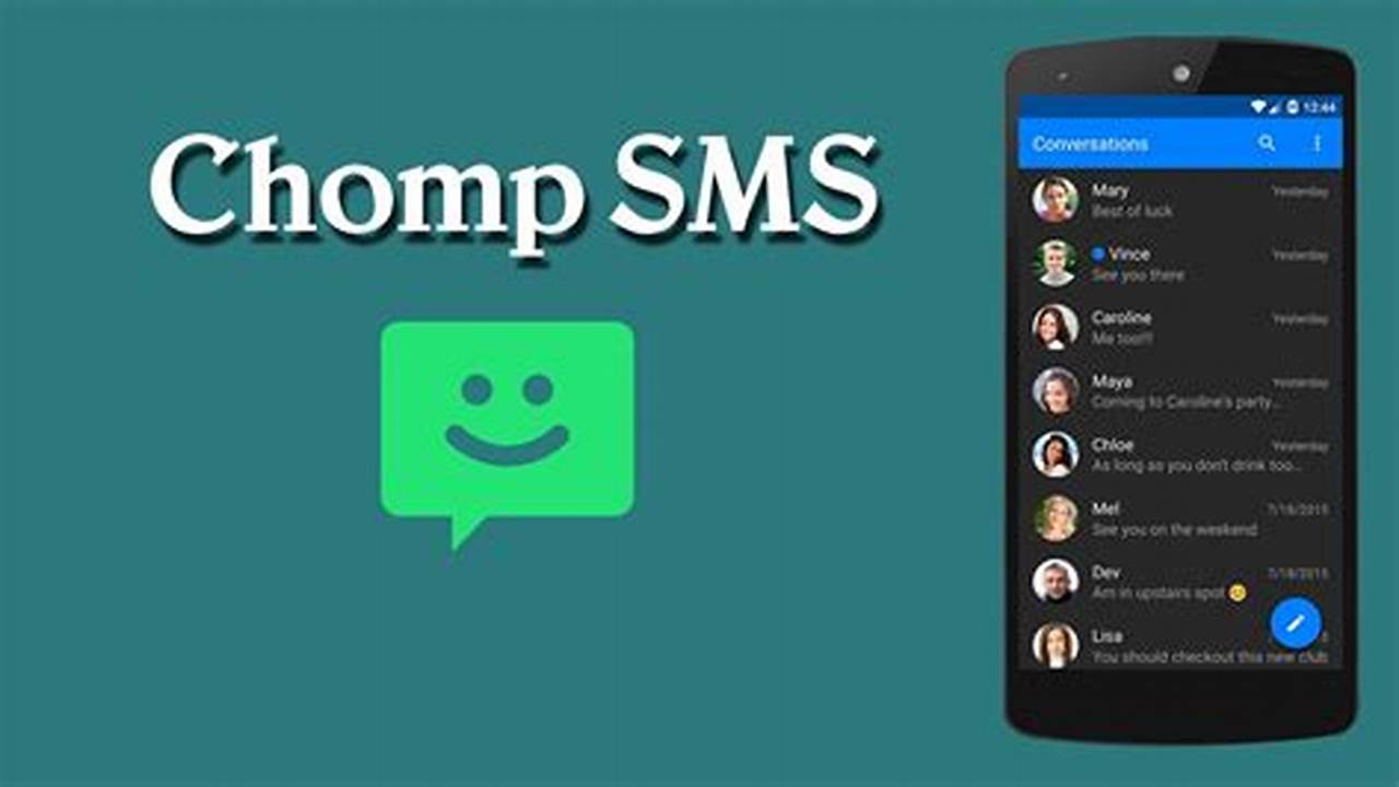 Chomp SMS, Rekomendasi