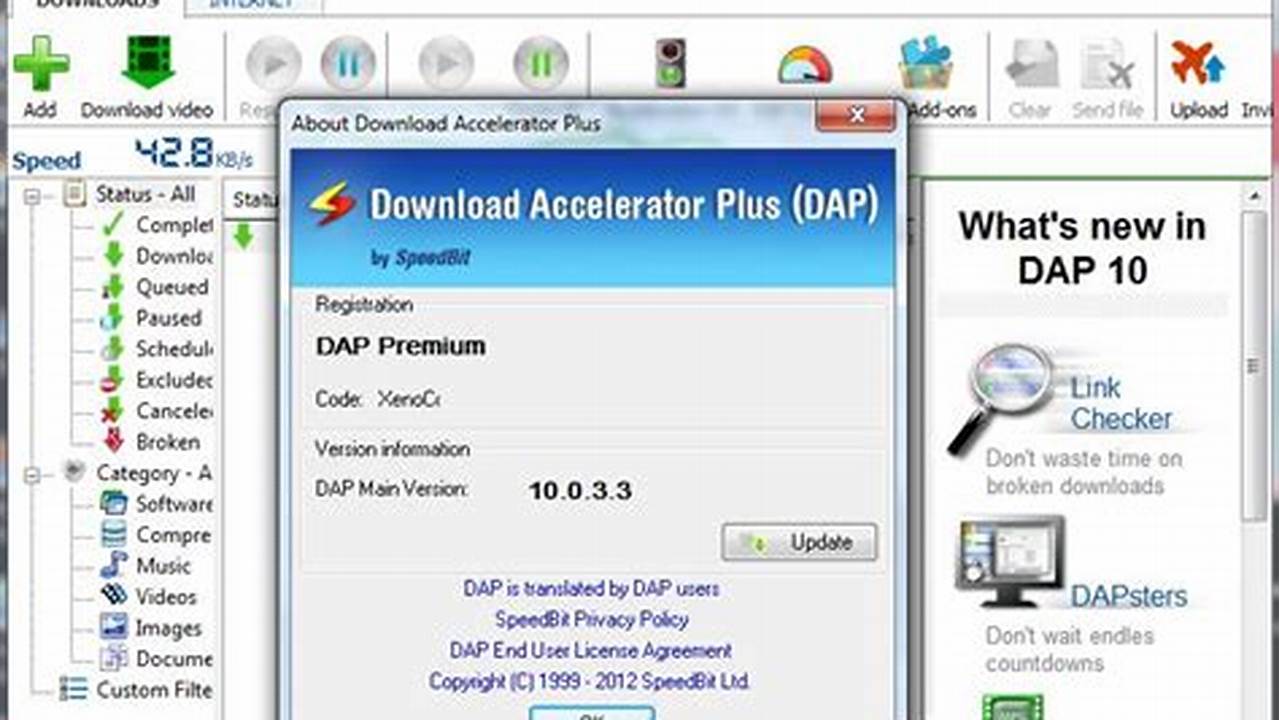 DAP (Download Accelerator Plus), Rekomendasi