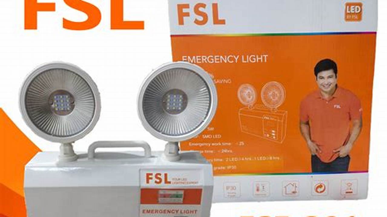 FSL LED Emergency Light, Rekomendasi