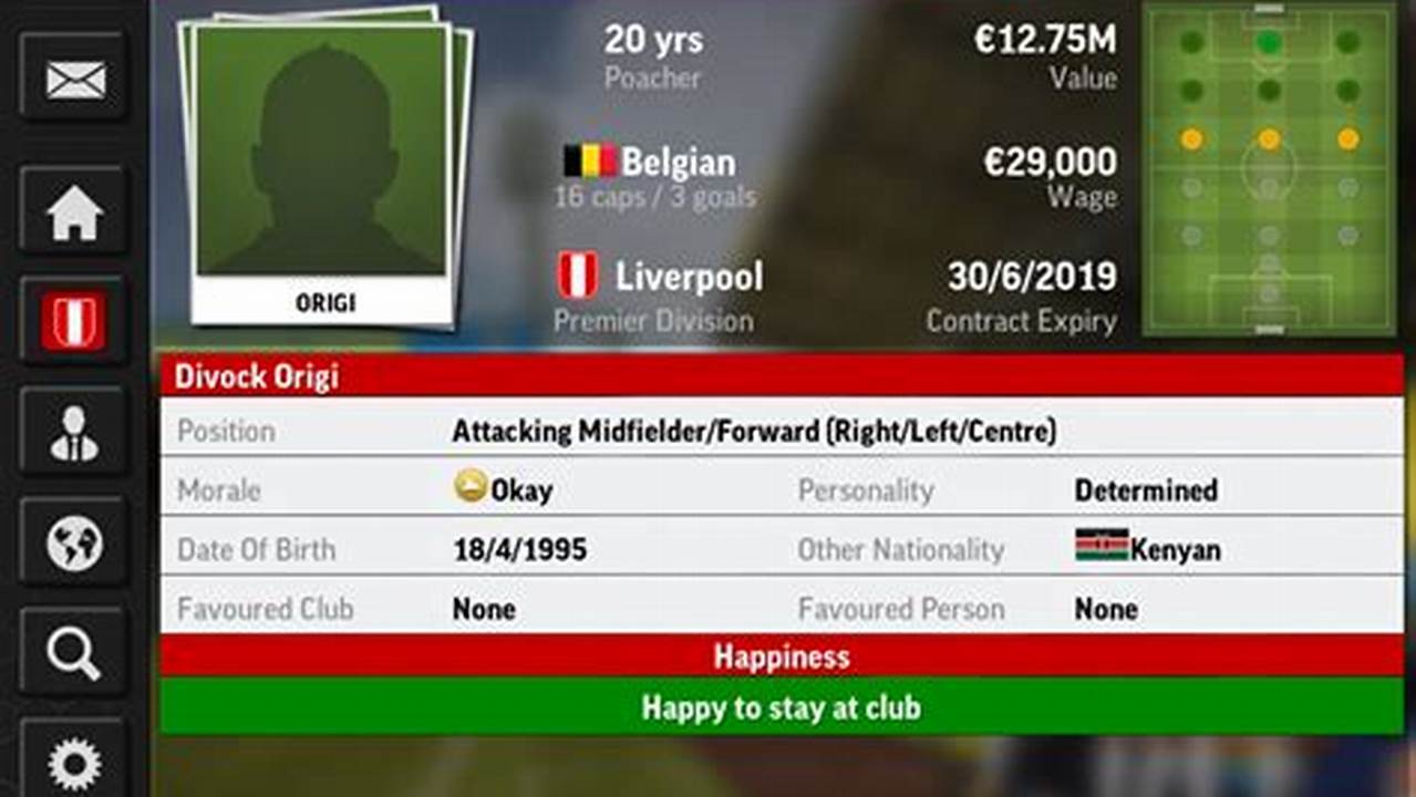 Football Manager 2016 Mobile, Rekomendasi