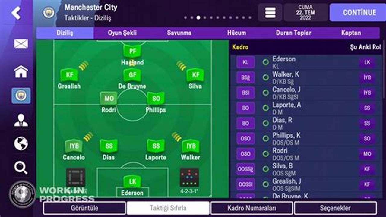 Football Manager 2023 Mobile, Rekomendasi