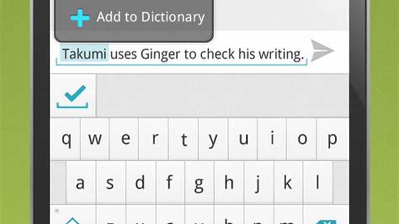 Ginger Keyboard, Rekomendasi