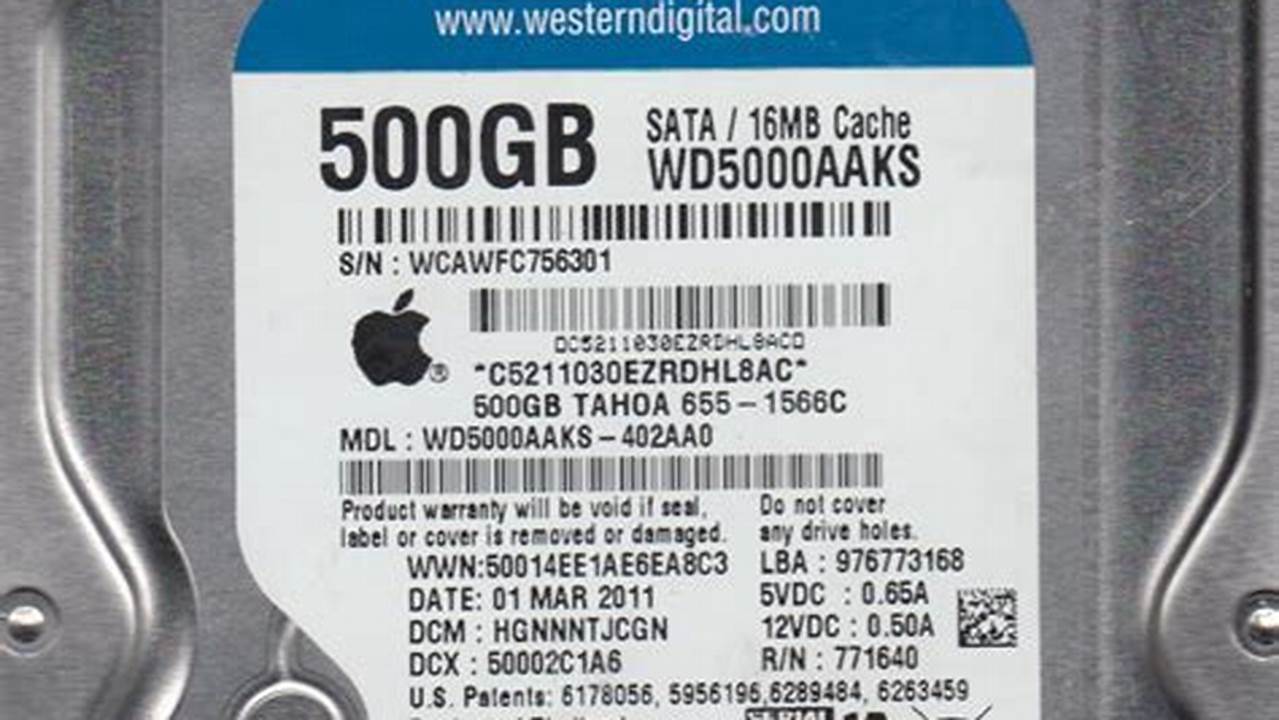 Hard Disk 500GB, Rekomendasi