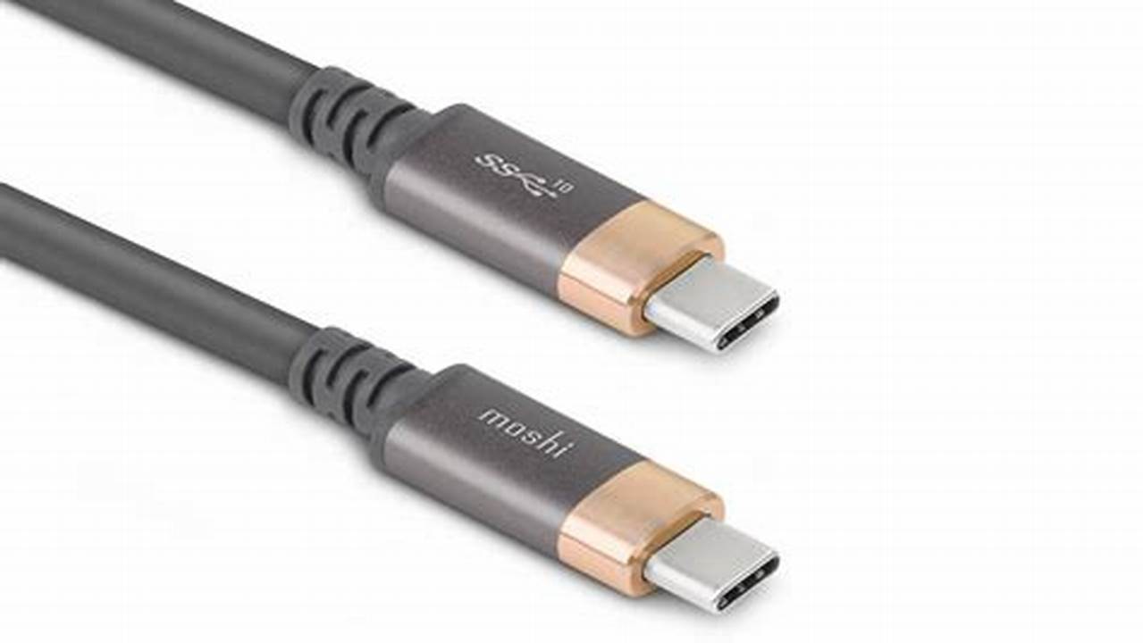 Kabel Moshi USB-C Ke USB-C, Rekomendasi