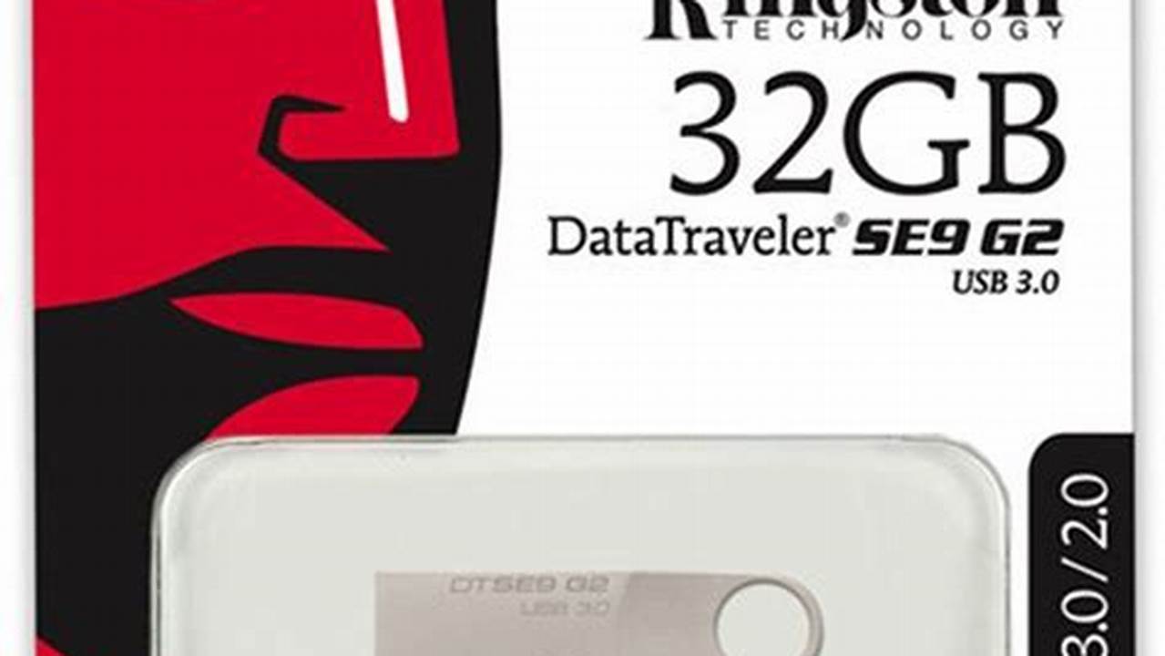 Kingston DataTraveler SE9 32GB - Rp 55.000, Rekomendasi