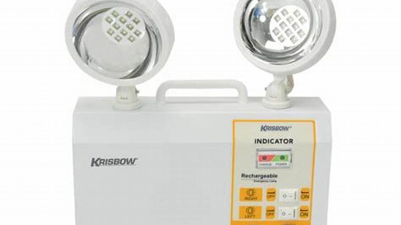 Krisbow LED Emergency Light, Rekomendasi