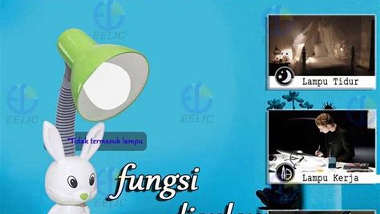 Lampu Meja Dengan Dasar Berbentuk Hewan, Rekomendasi