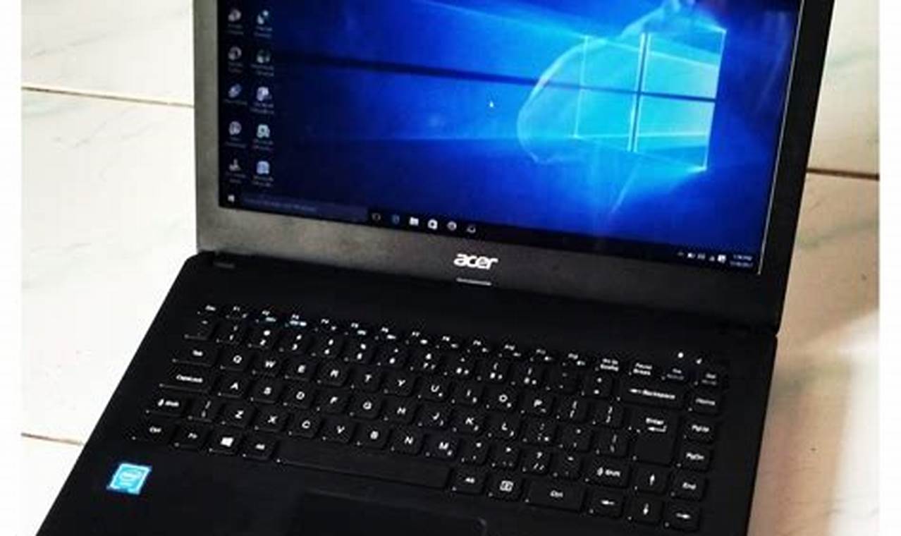 Laptop Acer Tipis