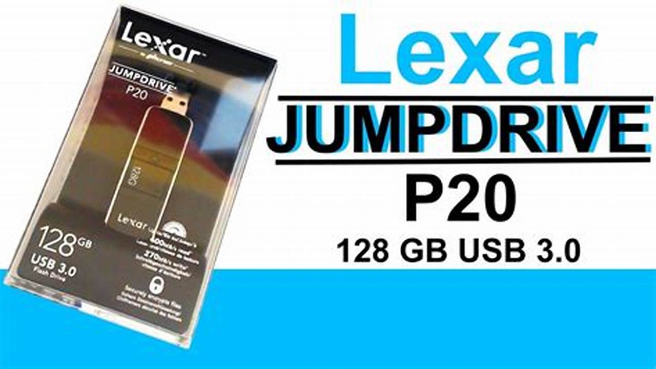 Lexar JumpDrive P20, Rekomendasi