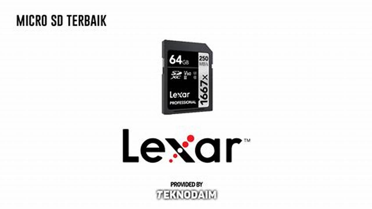 Lexar, Rekomendasi