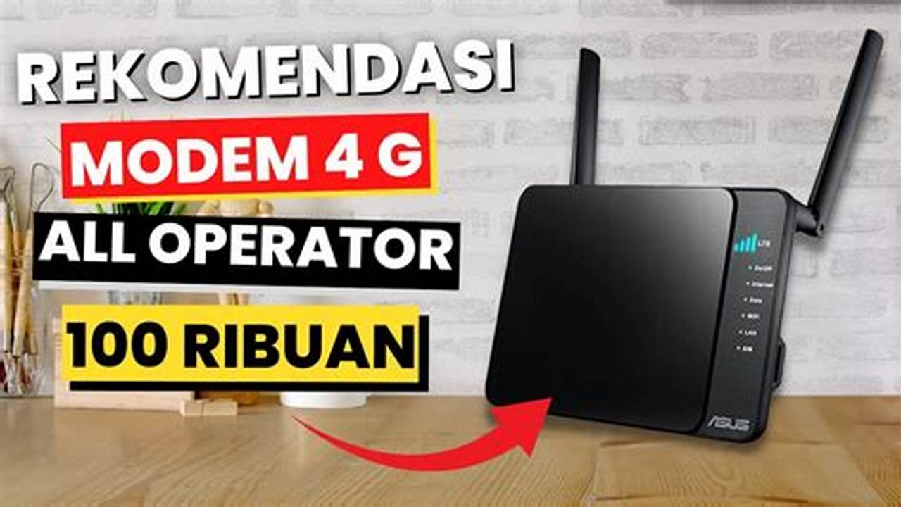 Modem Wi-Fi, Rekomendasi