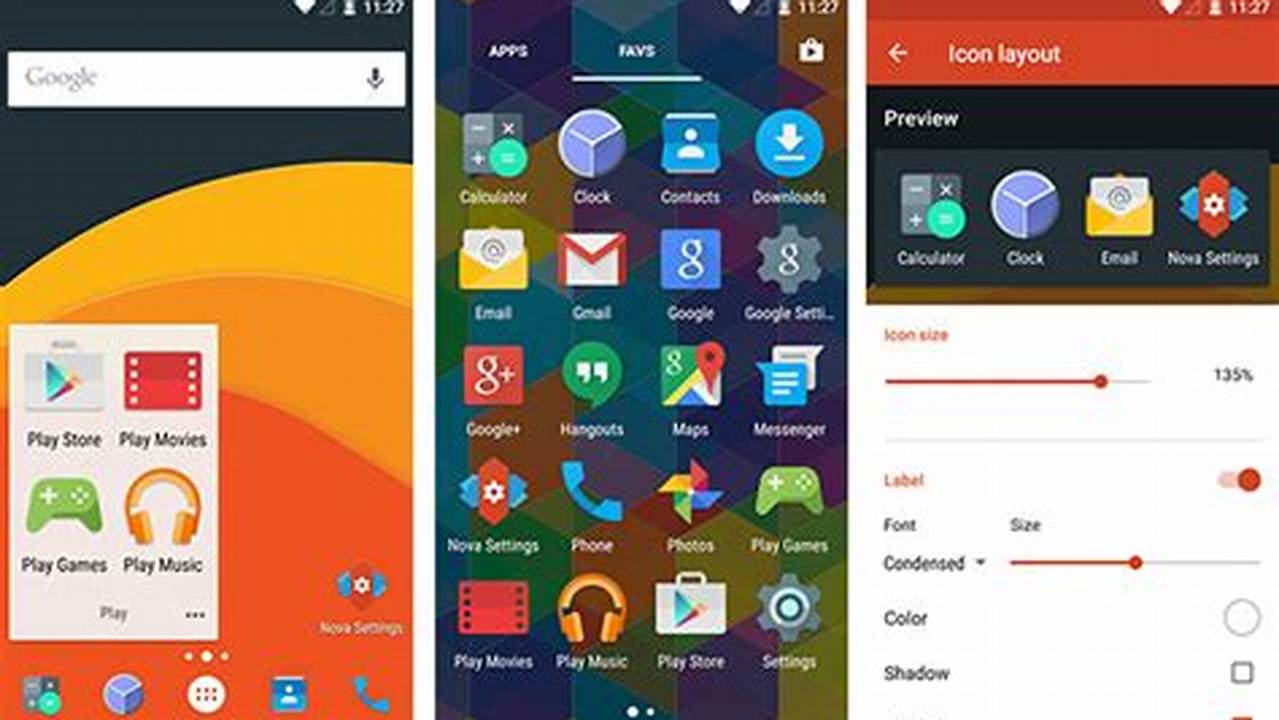 Nova Launcher, Rekomendasi