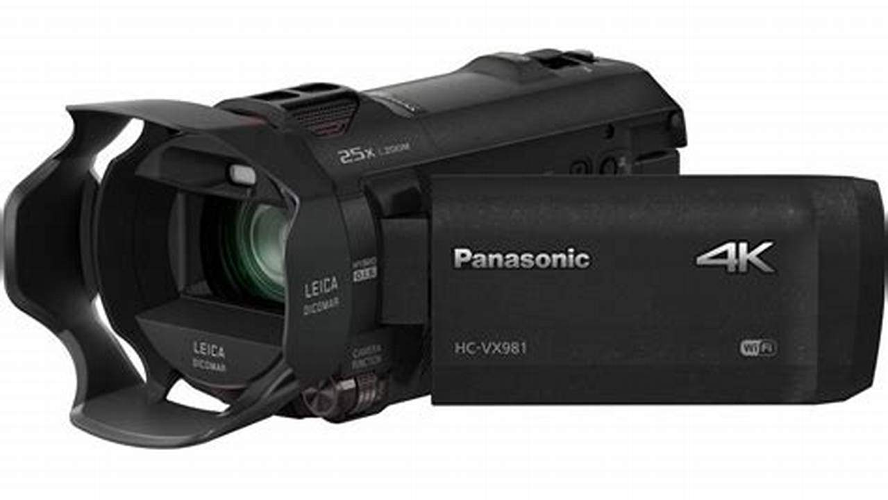Panasonic HC-VX980K, Rekomendasi