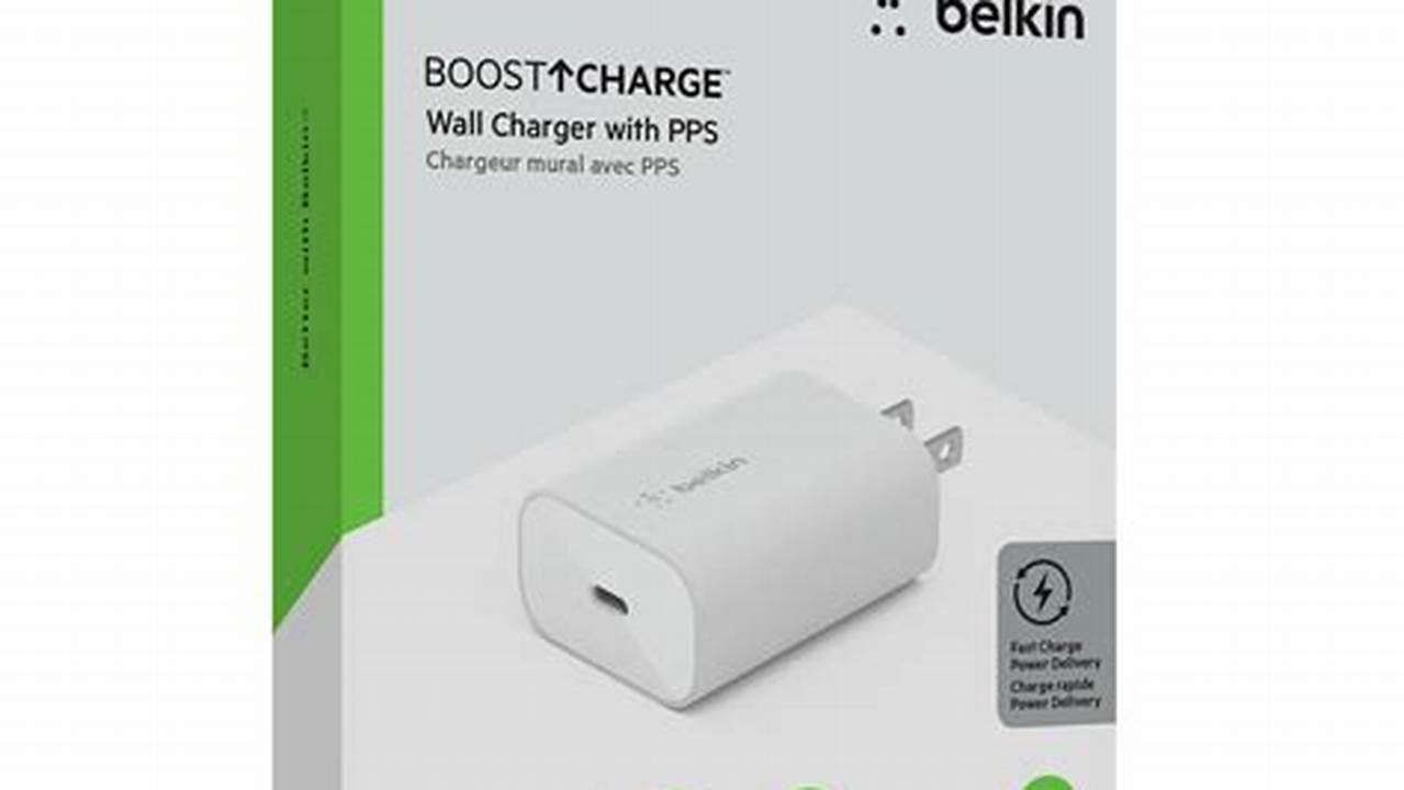 Pengisi Daya Cepat Belkin Boost Charge USB-C PD 3.0 65W, Rekomendasi