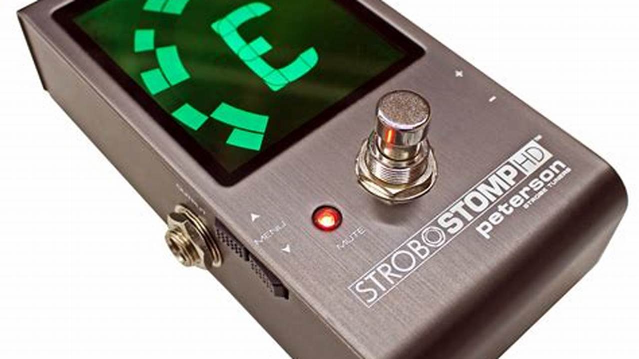 Peterson Strobe Tuner, Rekomendasi