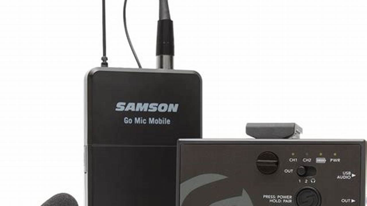 Samson Go Mic Mobile, Rekomendasi