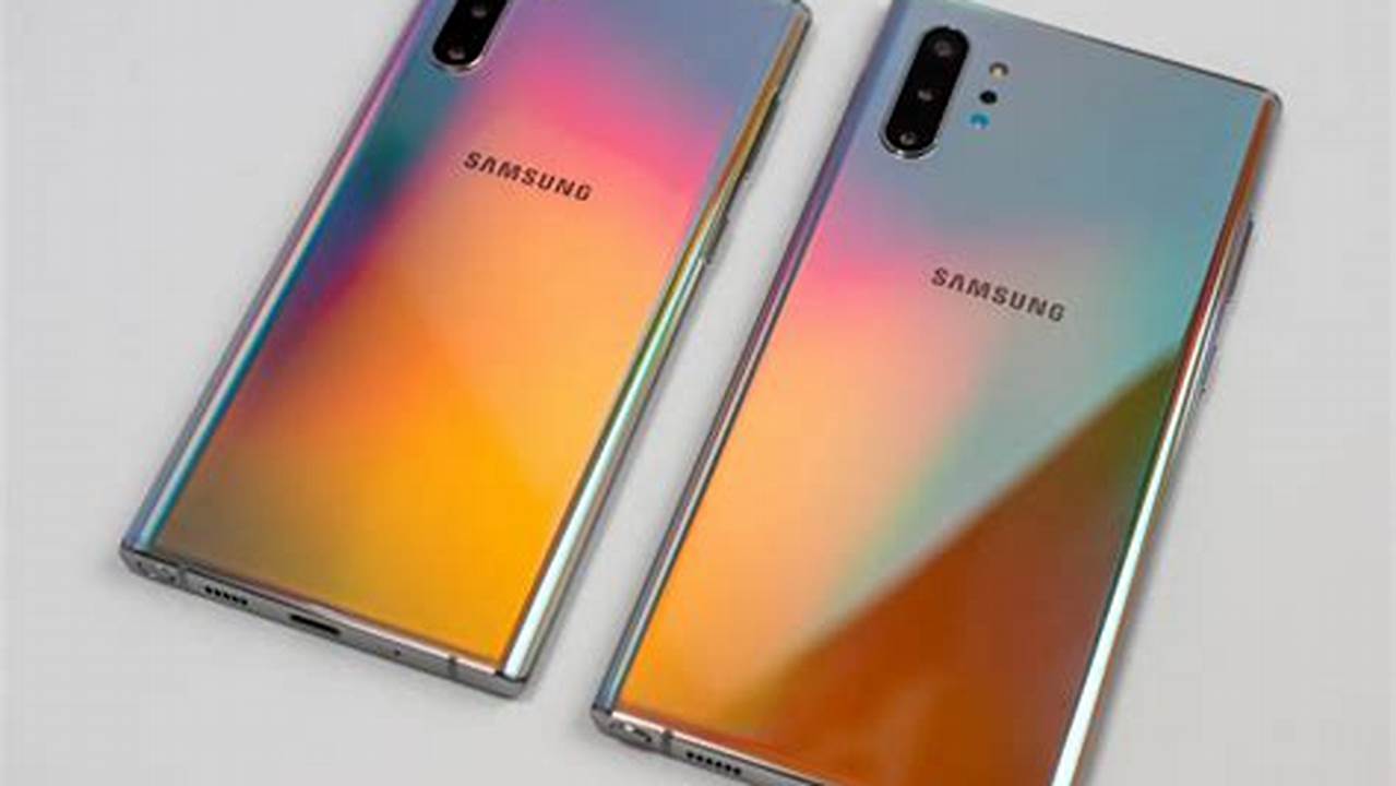 Samsung Galaxy Note 10 Plus, Rekomendasi