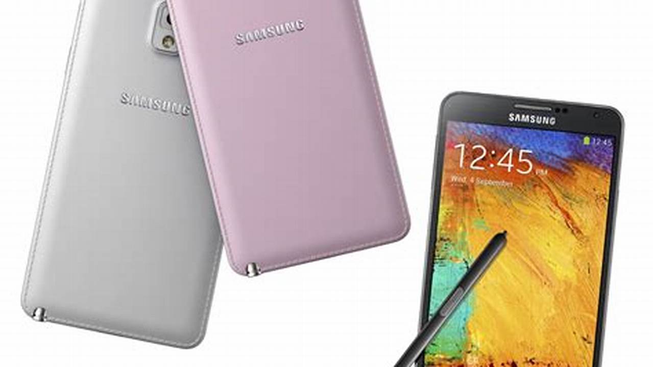 Samsung Galaxy Note 3, Rekomendasi