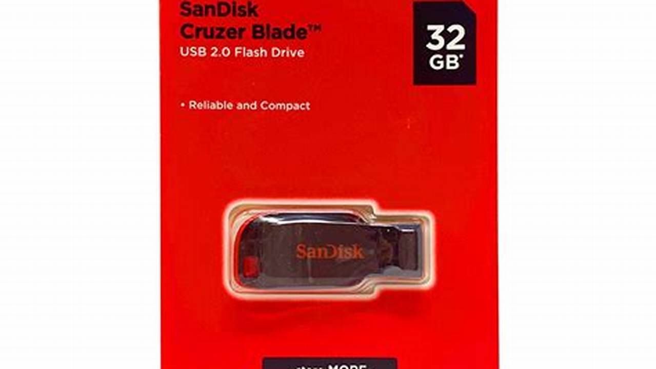 Sandisk Cruzer Blade 32GB - Rp 50.000, Rekomendasi