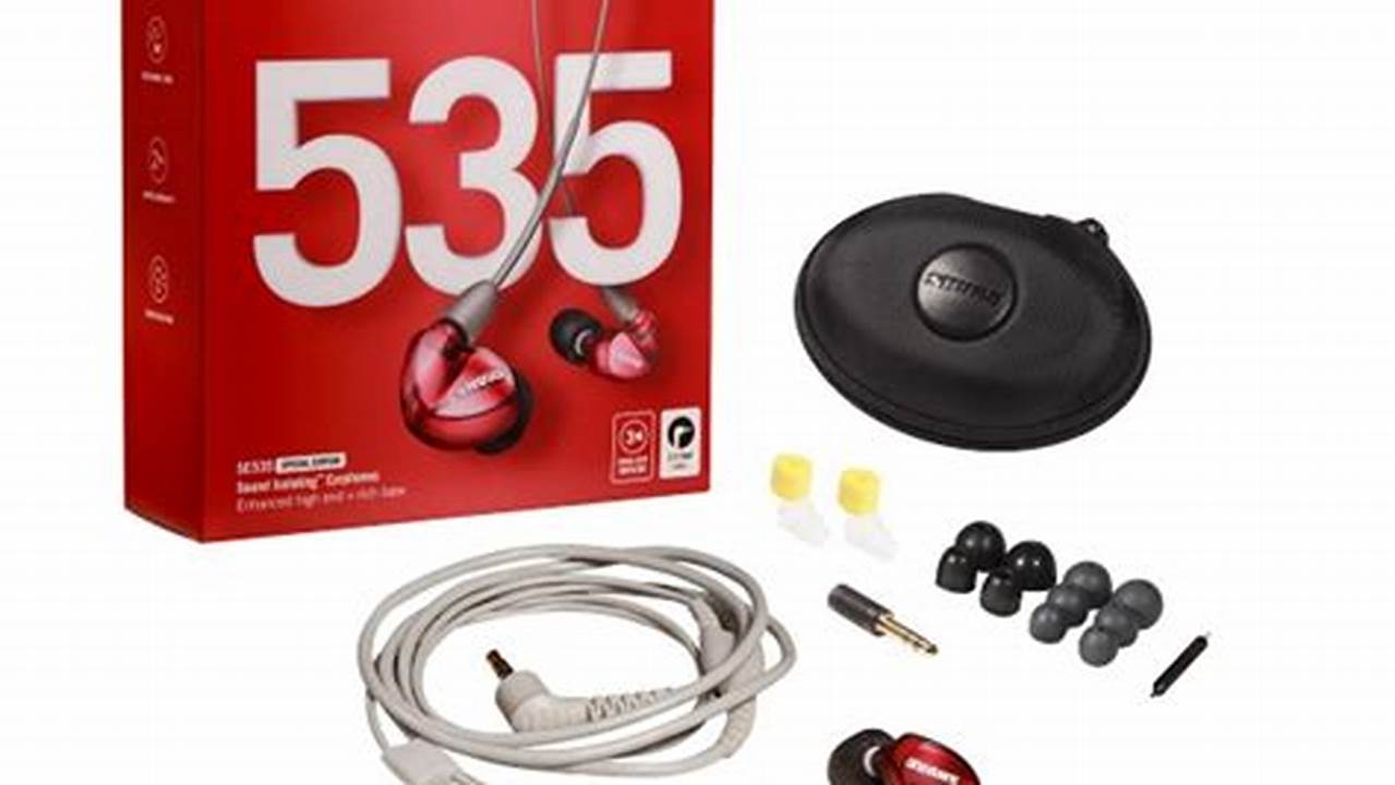 Shure SE535, Rekomendasi