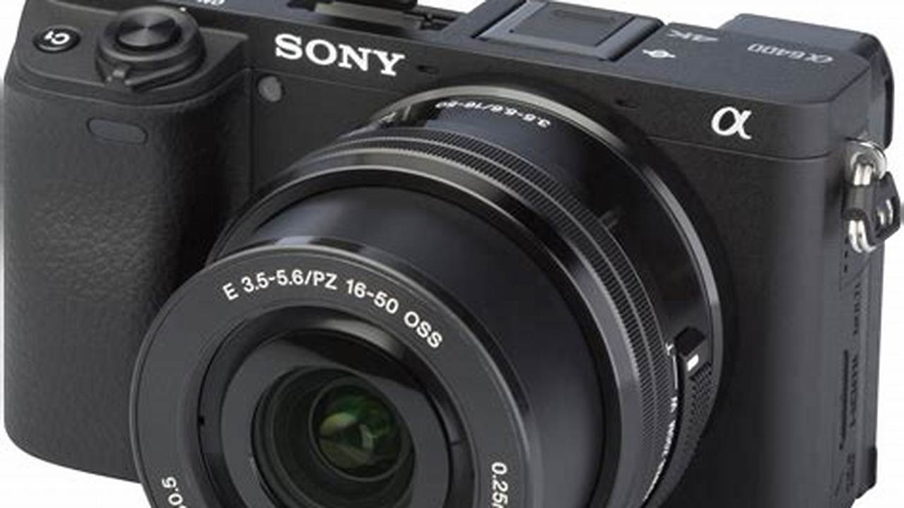 Sony Alpha 6400, Rekomendasi