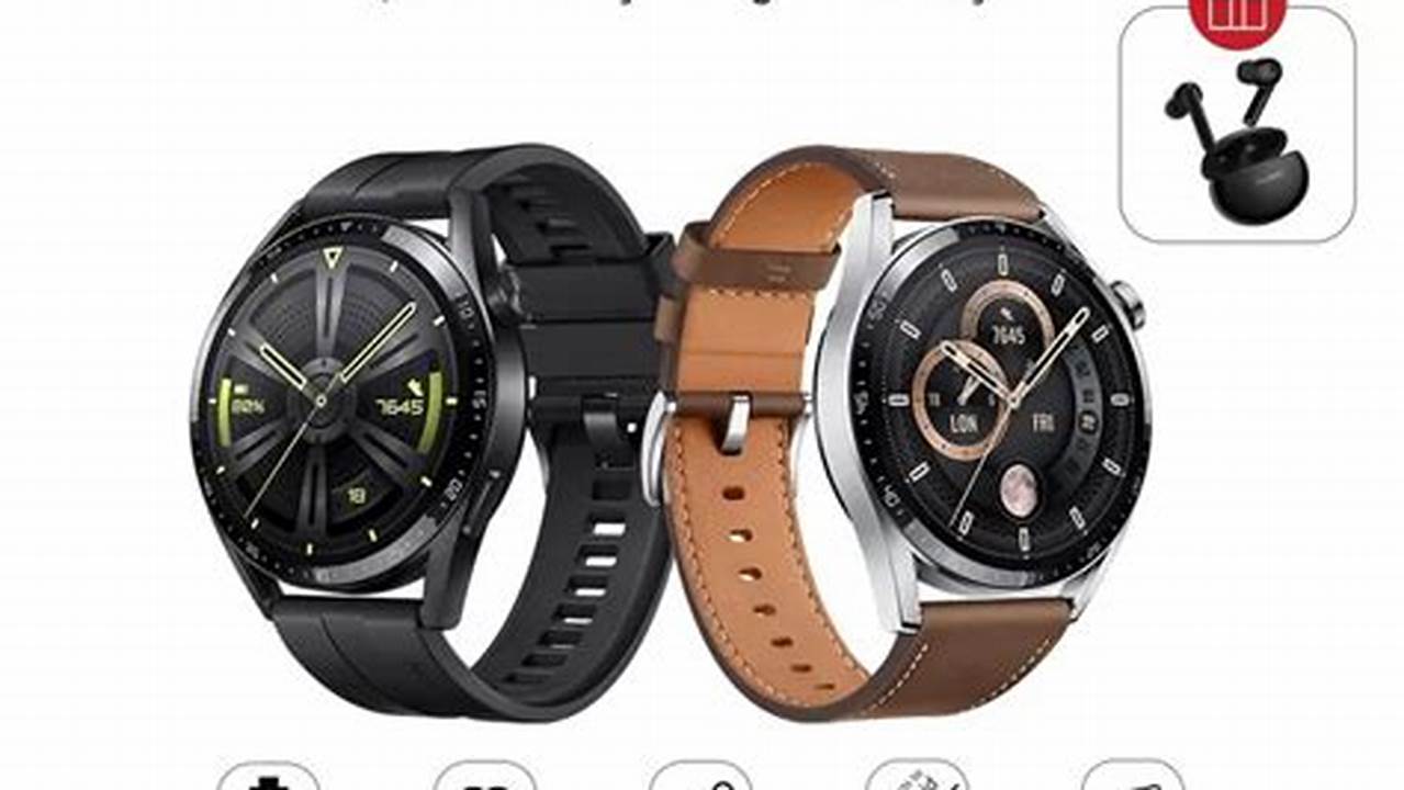 Spesifikasi Dan Harga Huawei Watch 3, Rekomendasi