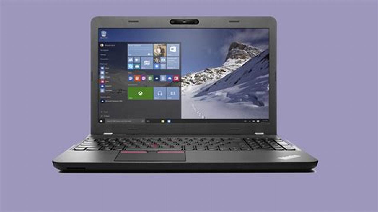ThinkPad E Series, Rekomendasi