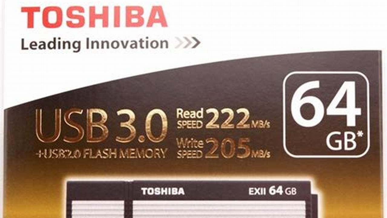 Toshiba TransMemory EX, Rekomendasi